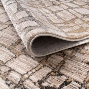 Geometrik ve Modern Desenli Genç Odası Halısı FONTE