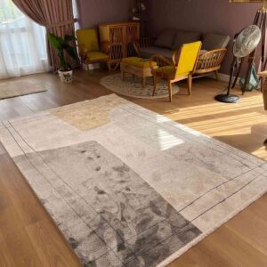 Geometrik ve Modern Desenli Özel Kesim Halı ORION